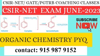 Organic chemistry|CSIR-NET-2023 PYQ|question discussion|CSIR-NET-2024 PREPARATION|catalyst Chemistry