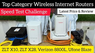 Top Category Wireless Internet Routers Latest Price & Review ZLT X28, ZLT X10, Verizon 8800L