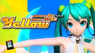 [60fps Full] Yellow イエロー- Hatsune Miku 初音ミク Project DIVA ドリーミーシアター English lyrics Romaji subtitles