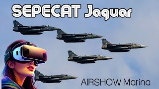 SEPECAT Jaguar Fighter jet - Airshow 2024 #chennai #airshow #viralvideo #army #virtualreality