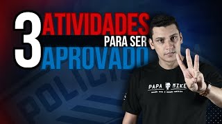 3 Atividades para ser Aprovado na Prova de Soldado Concurso PM-SP 2024 - Leandro Fajan