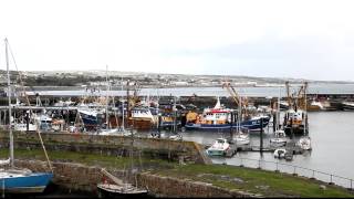 Newlyn Marina plus the Penlee Lifeboat (filmed from Cliff Road) @ Chycor