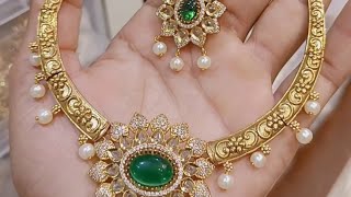 one gram gold jewellery collections 🤩😍😍|for orders WhatsApp no 8977508109