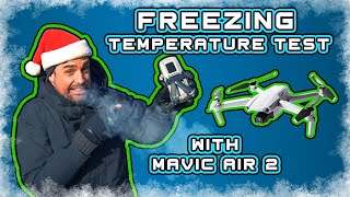 Freezing Temperature Test With DJI Mavic Air 2 Drone