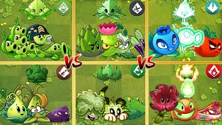 PvZ 2 Challenge - 6 Best Family Plants BattleZ - Which Team Plant Will Win