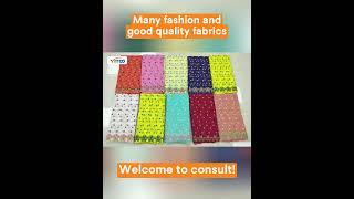 Many fashion and good quality fabrics, welcome to consult!