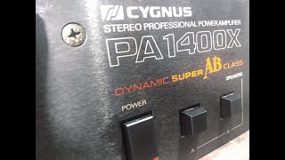 Consertos Vintage 075 - Amplificador PA1400X Cygnus -  (parte 03) - #0383