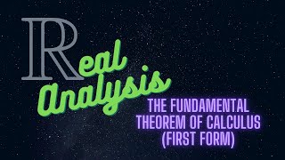 The Fundamental theorem of calculus (first form)