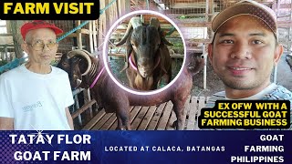 FARM VISIT SA KAMBINGAN NI TATAY FLOR/TATAY FLOR GOAT FARM/GOAT FARMING PHILIPPINES