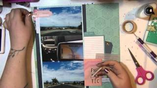 Scrapbooking Process Video -Damn Sat Nav