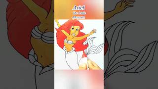 #ariel #thelittlemermaid #alanwalker #faded #drawing #ytshorts #coloring