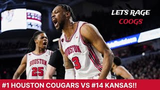 Let's Rage Coogs postgame show: #1 Houston Cougars dominate #14 Kansas, 76-46!