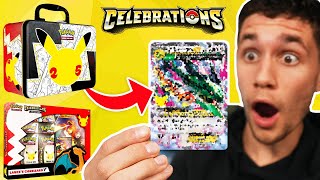 OPENING POKEMON CELEBRATIONS COLLECTORS CHEST & CHARIZARD V BOX