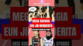 aksi kocak pemain red spark | megawati dan park eun jin | kovo cup 2024 | mtv sport komedi