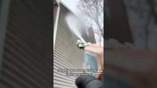 Soft Washing - Vinyl Siding by Revive Power Washing