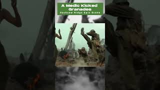 Medic Kicked Japanese Grenades Scene - Hacksaw Ridge WW2