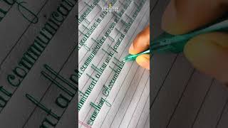 How to write Modern handwriting calligraphy by ballpoint #trending #viralvideo #handwriting