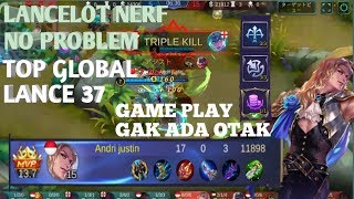 KATANYA LANCELOT DI NERF KOK TETEP SAKIT BRO BEST BUILD LANCELOT 2019, DAMAGE GAK ADA OTAK