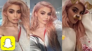 Kylie Jenner reveals PINK HAIR on Snapchat | Kylie Snaps