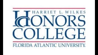 Florida Atlantic University Wilkes Honors College Information Session - Fall 2020