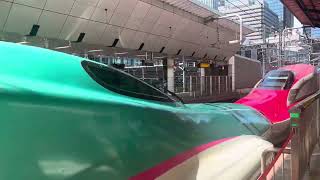 JR East Tohoku Shinkansen (Hayabusa + Komachi) Set U44 + Set Z11 Departing Tokyo Station