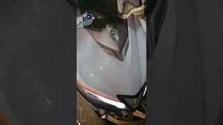 Muffler convertion. Sniper 155 Stock muffler to power pipe muffler #shortsvideo #shorts #Sniper155r