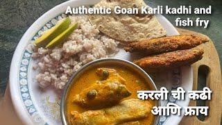 Authentic Goan Style Karli Fish Curry and Fry Recipe #goanrecipe #goanfood