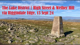 The Lake District | High Street & Wether Hill via Riggindale Edge #lakedistrictwalks #wainwrights