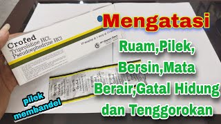 Crofed Tablet Obat efektif Untuk Flu dan Pilek Karena Alergi tanpa resep dokter