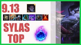 Sylas Top Ranked Challenger Build 9.13 - KR Grandmaster