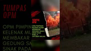 OPM melakukan serangan dengan merusak sejumlah bangunan publik di Kabupaten Puncak, Papua Tengah