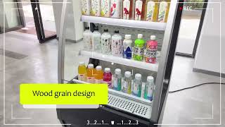 supermarket milk chiller beverage refrigerator