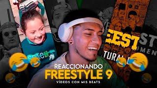 REACCIONANDO A VÍDEOS QUE HICIERON CON MIS PISTAS DE RAP 🤣😎 | NATURAL BEATS