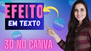 ✅Como criar Efeito 3D em Texto no Canva pelo celular | Nível fácil