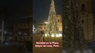 Navidad en Lima #navidad #plazamayor #limaperu #catedraldelima #palaciodegobierno