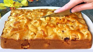 Viele, viele Äpfel! 🍎🍏 Der einfachste Apfelkuchen, der auf der Zunge zergeht!