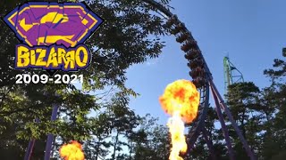 Farewell Bizarro! + “New” for 2022 Rollercoaster! + Trying to Fill a Hersheypark Bottle at Six Flags