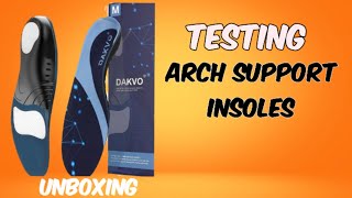 Dakvo Orthotic Sports Shoe Insoles with Hard Arch Support || Unboxing & Testing | Best B