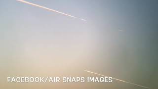 Airplane A380 & 747 Racing time lapse, Beauty of sky