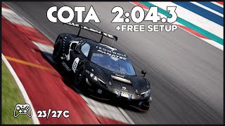 ACC Hotlap - COTA Ferrari 296 GT3 2:04.3 Free setup