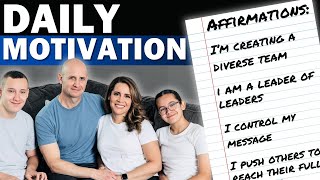 Morning Affirmations: My Family Reads What Drives Me