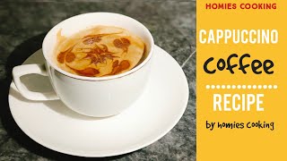 cappuccino coffee without beater||cappuccino coffee at home ☕