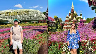 We Went To The BEAUTIFUL Dubai Miracle Garden! FULL Tour & Review