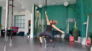 How to pole dance? How to create momentum on a static pole? Static pole spins