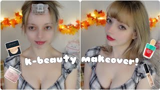 k-beauty makeover & haul