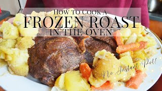 How to Cook a Frozen Roast in Oven | Cook a Frozen Beef Roast | Cooking a Frozen Roast | Chuck Roast