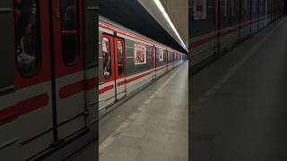 Prague Metro Departure of 81-71M