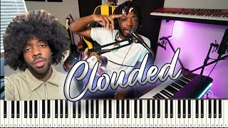 Brent Faiyaz - Clouded | how I play it on piano |