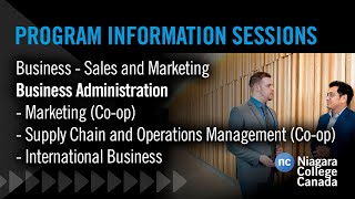 Business - Sales and Marketing, Marketing Co-op, Supply Chain, International Business.