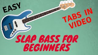 Slap Bass for Beginners [Easy Funk -Tabs at the End] [Na Quinta]